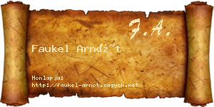 Faukel Arnót névjegykártya